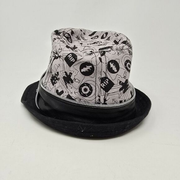 Disney Parks Nightmare Before Christmas Jack Skellington Fedora Hat Cap Adult OS - Picture 4 of 6